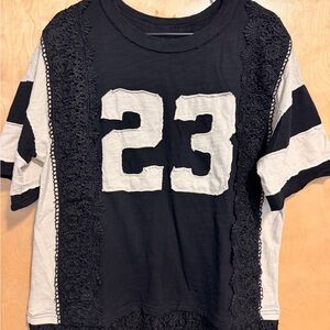 Black and White Bohemian jersey 23 Shirt - Brand new 100% cotton
